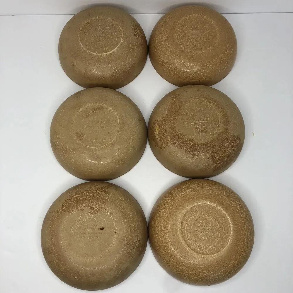 6 Vintage Ellingers  #60 Agatized Wood‎ INC 5.5